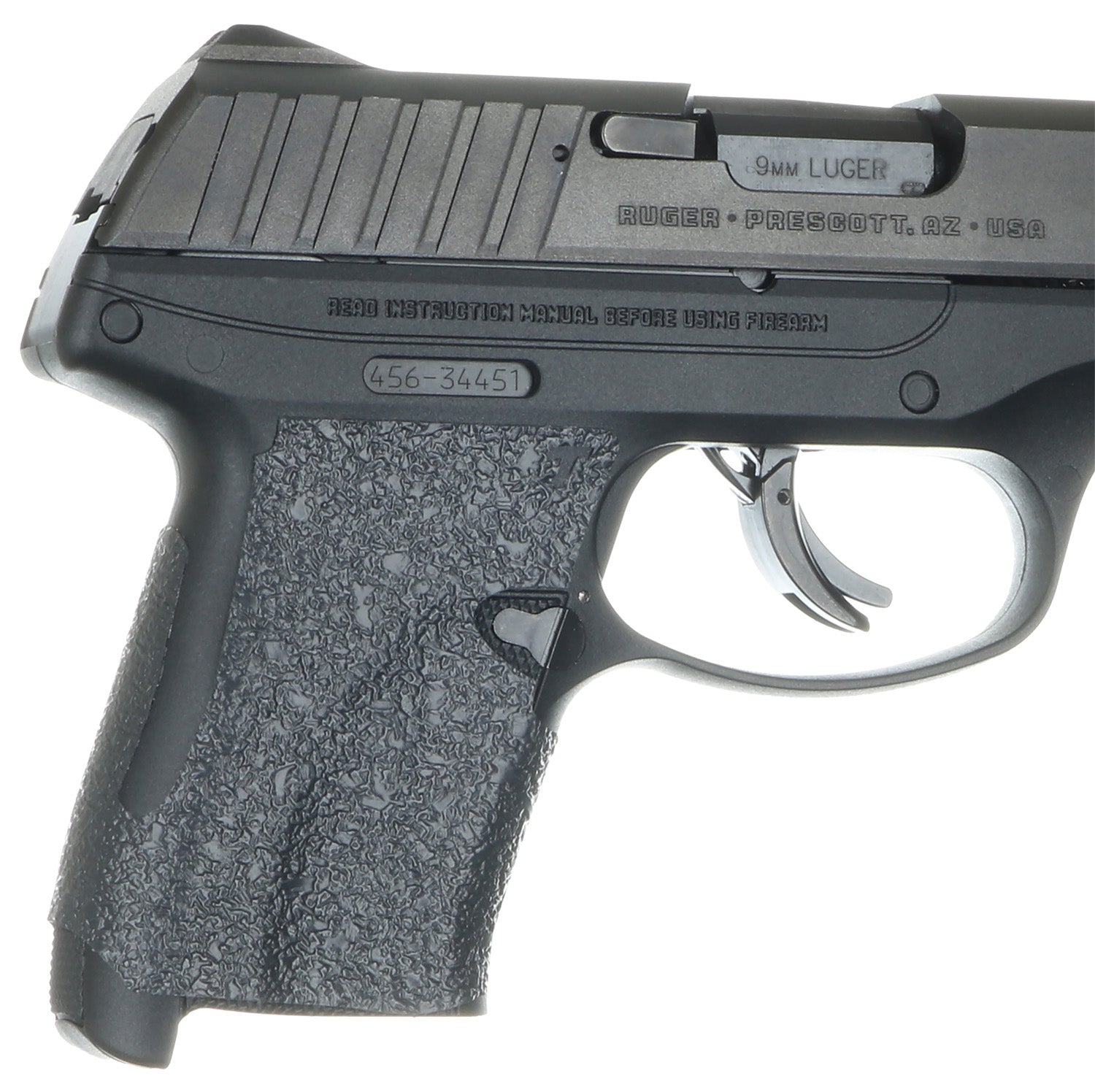 Talon Grips EV11R Textured Rubber Adhesive Grip for Ruger LC9(s)/LC380/EC9s, Black