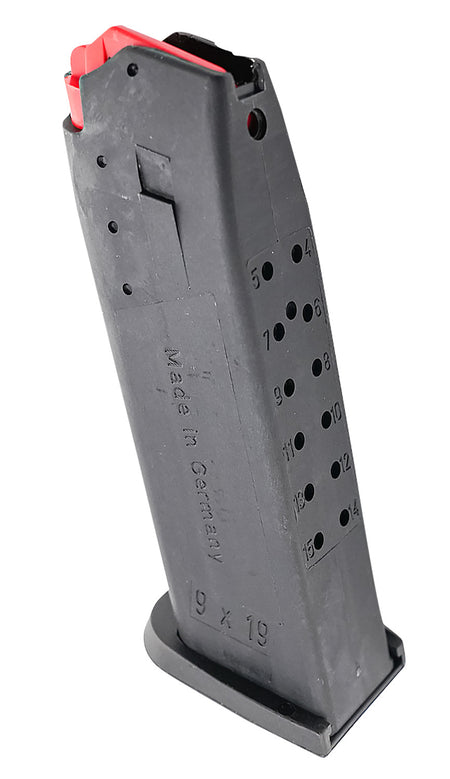 HK 50248609 USP Full Size 15-Round 9mm Luger Detachable Magazine Black