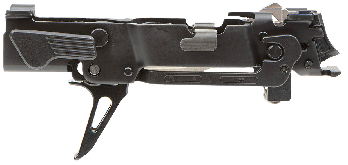 Sig Sauer P365 Custom Works Fire Control Unit 9mm Luger/380 ACP, Black Nitride, Titanium Frame & Flat Face Trigger, Fits Sig P365 Parts