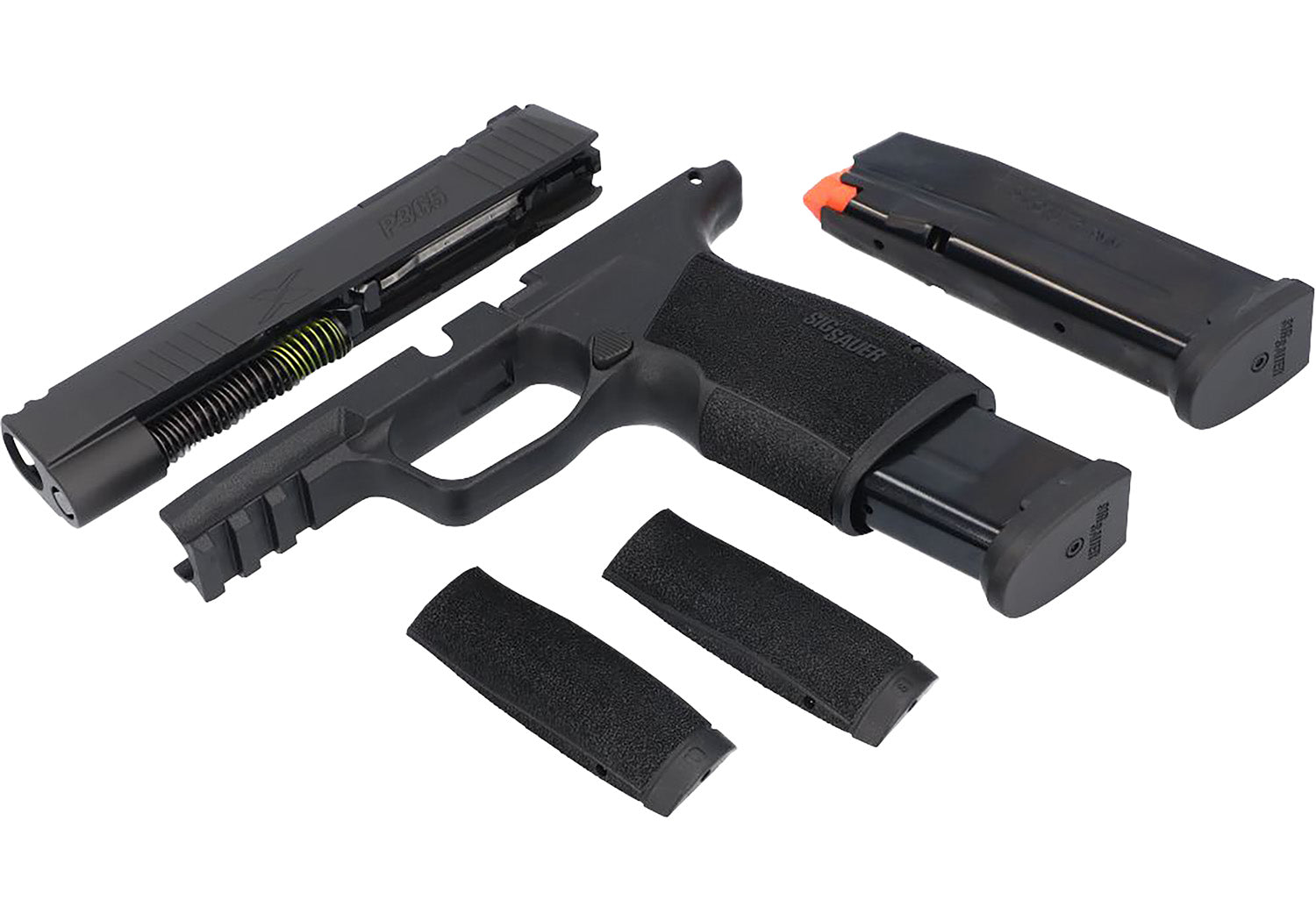 Sig Sauer 8901443 P365X-Macro Caliber Exchange Kit 9mm Luger 3.10" Black Optic Cut Slide X-RAY 3 Sights 17-Round (2 Mags)