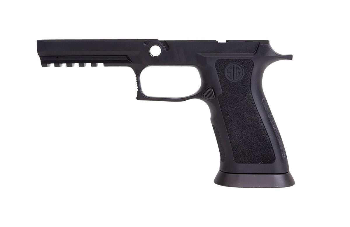 Sig Sauer P320 X-Five Grip Module Medium, 9mm/40 S&W/357 Sig, Black Polymer, Flared Magwell