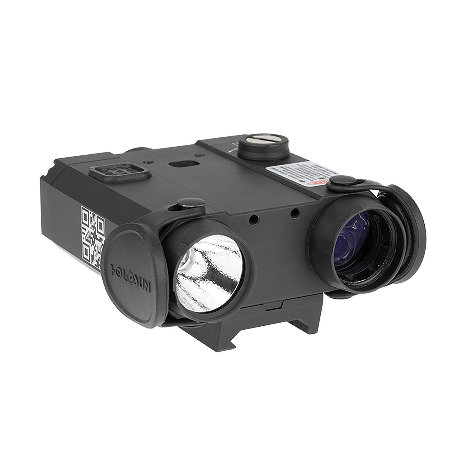 Holosun LS420G Green Laser IR Pointer/Illuminator and 600 Lumen White Light Coaxial Matte Black