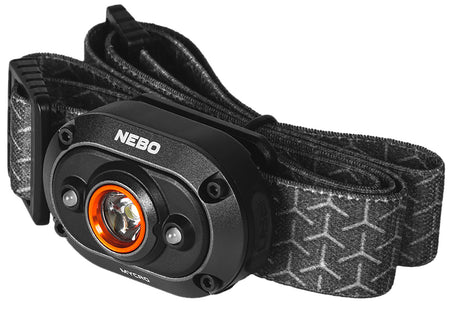 NEBO Mcyro 400 Rechargeable Headlamp and Cap Light Black 400 Lumens