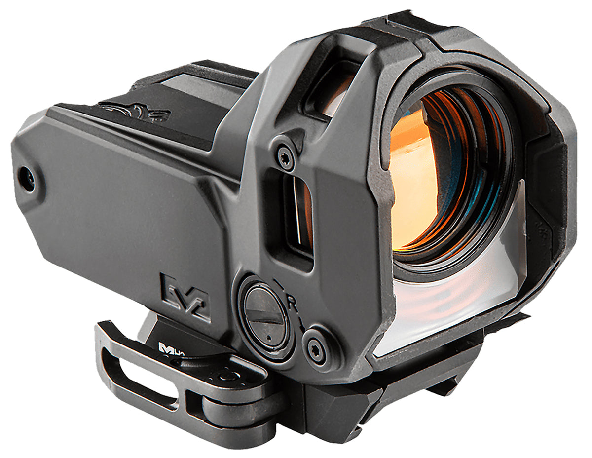 Meprolight M22 Black 1x 10 MOA Red Triangle Reflex Sight with Fiber-Optic and Tritium