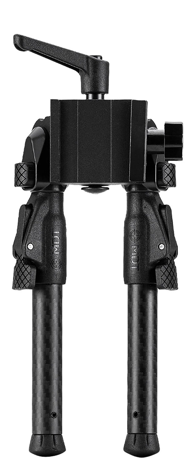 MDT 105561BLK GRND-POD Bipod Black Carbon Fiber/Aluminum, 4.50"-9", Fits ARCA Rail & RRS Dovetail