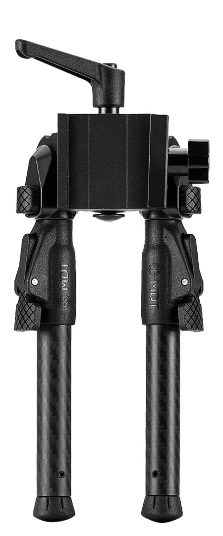MDT 105561BLK GRND-POD Bipod Black Carbon Fiber/Aluminum, 4.50"-9", Fits ARCA Rail & RRS Dovetail