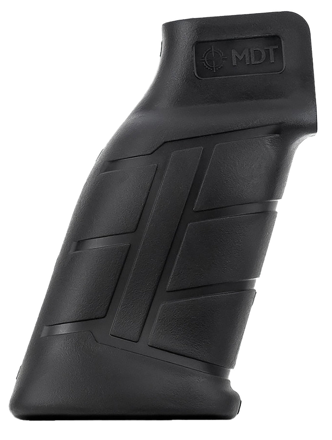 MDT 103419BLK Elite Pistol Grip Black Polymer with Integrated Palm Swell for AR Platform