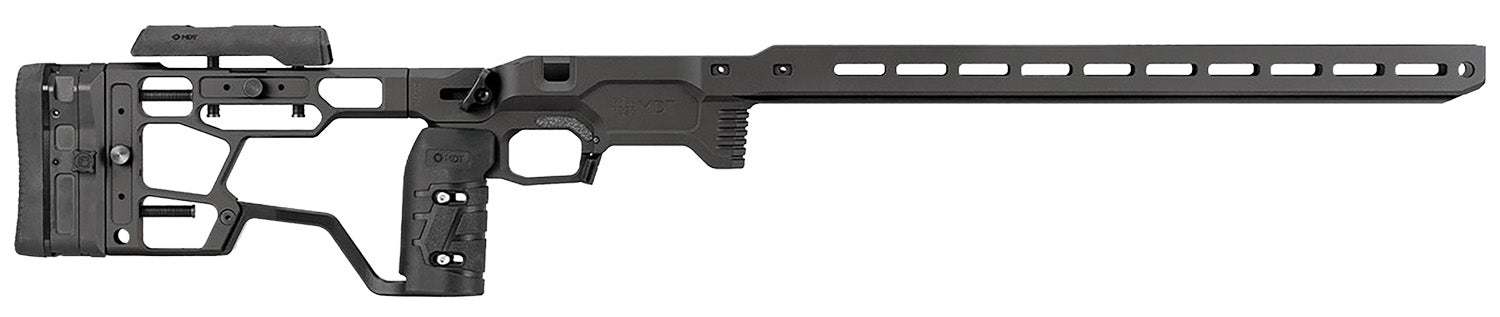 MDT 106557BLK ACC Elite Chassis System Remington 700 Short Action Right Hand Black