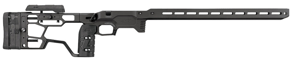 MDT 106557BLK ACC Elite Chassis System Remington 700 Short Action Right Hand Black