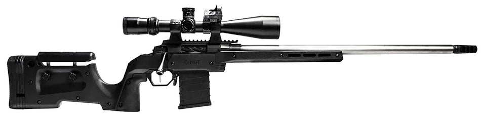 MDT 104692BLK XRS Chassis Black Aluminum Polymer Panels Adj Cheekrest M-LOK Forend Fits Savage SA