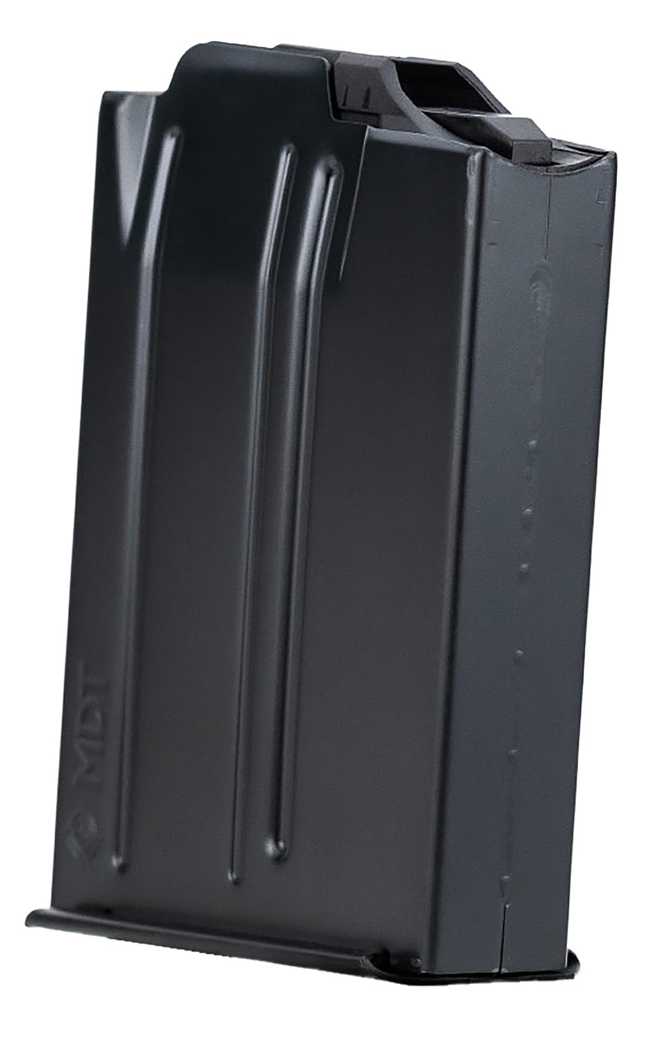 MDT AICS 10rd Extended Magazine 223 Rem Black Steel with Polymer Extended Feed Lips