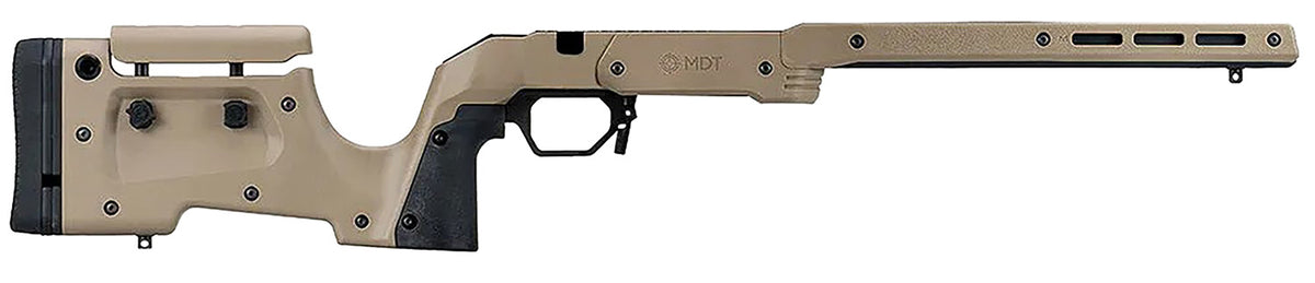 MDT 104692FDE XRS Chassis FDE Aluminum Polymer Panels Adj Cheekrest M-LOK Forend Fits Savage SA