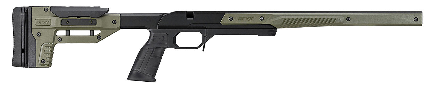 MDT Oryx Chassis System OD Green/Black Aluminum for Short Action Howa 1500 & Weatherby Vanguard