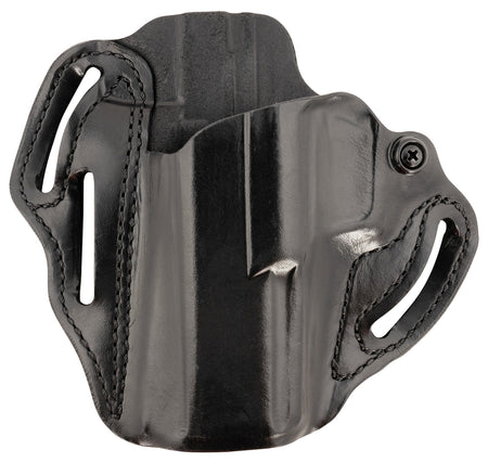 DeSantis Gunhide Speed Scabbard OWB Black Leather Belt Slide Holster for 4.50" Barrel Left Hand