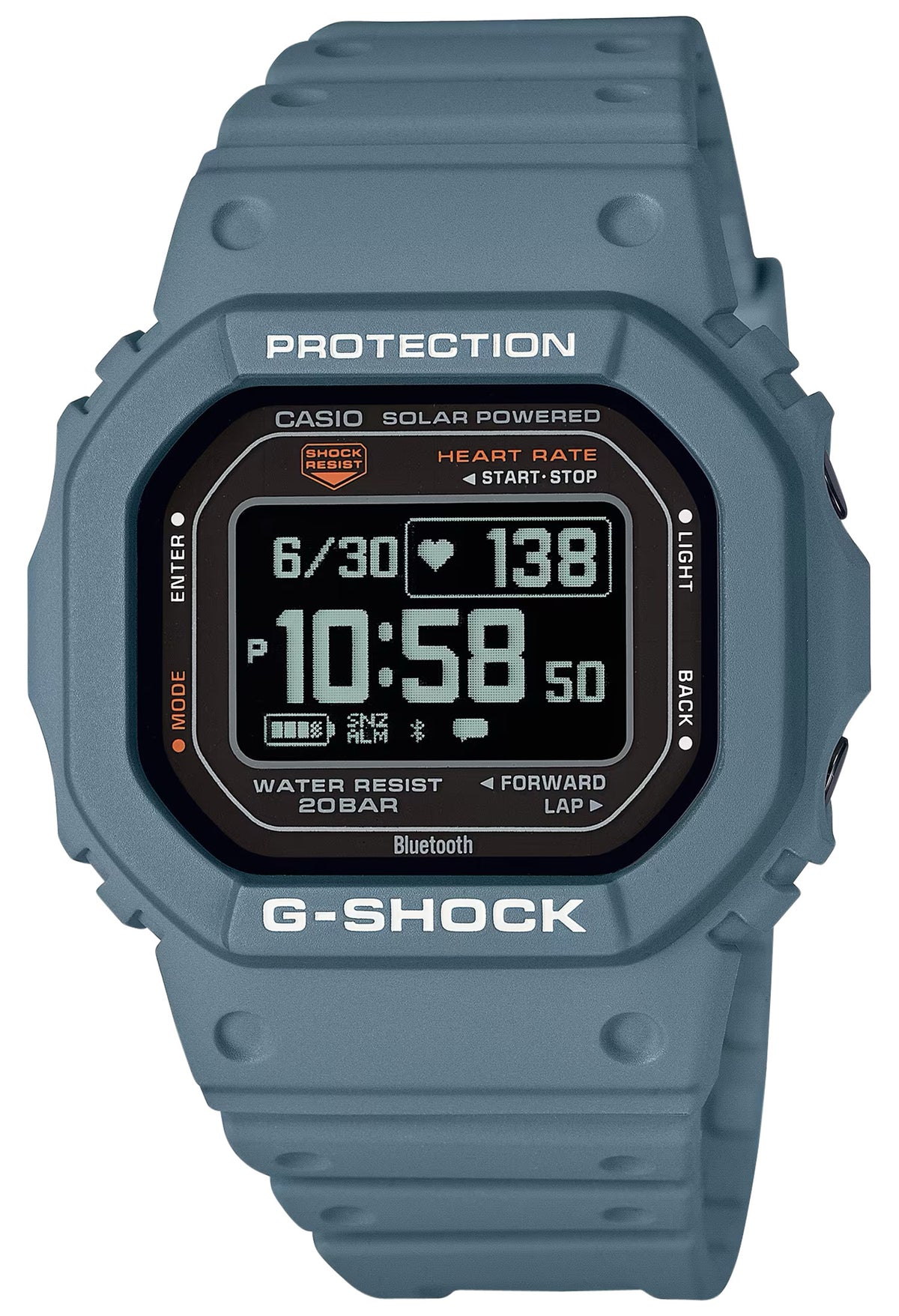 G-Shock MOVE DWH5600-2 Fitness Tracker Watch Blue/Gray 145-215mm