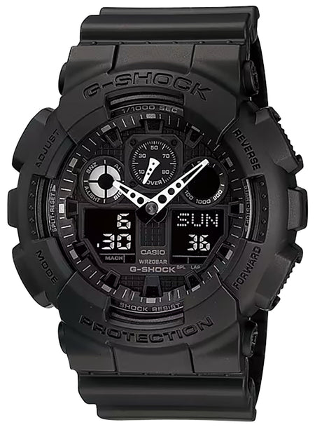G-Shock GA1001A1 Tactical XL 52mm Analog-Digital Watch Black