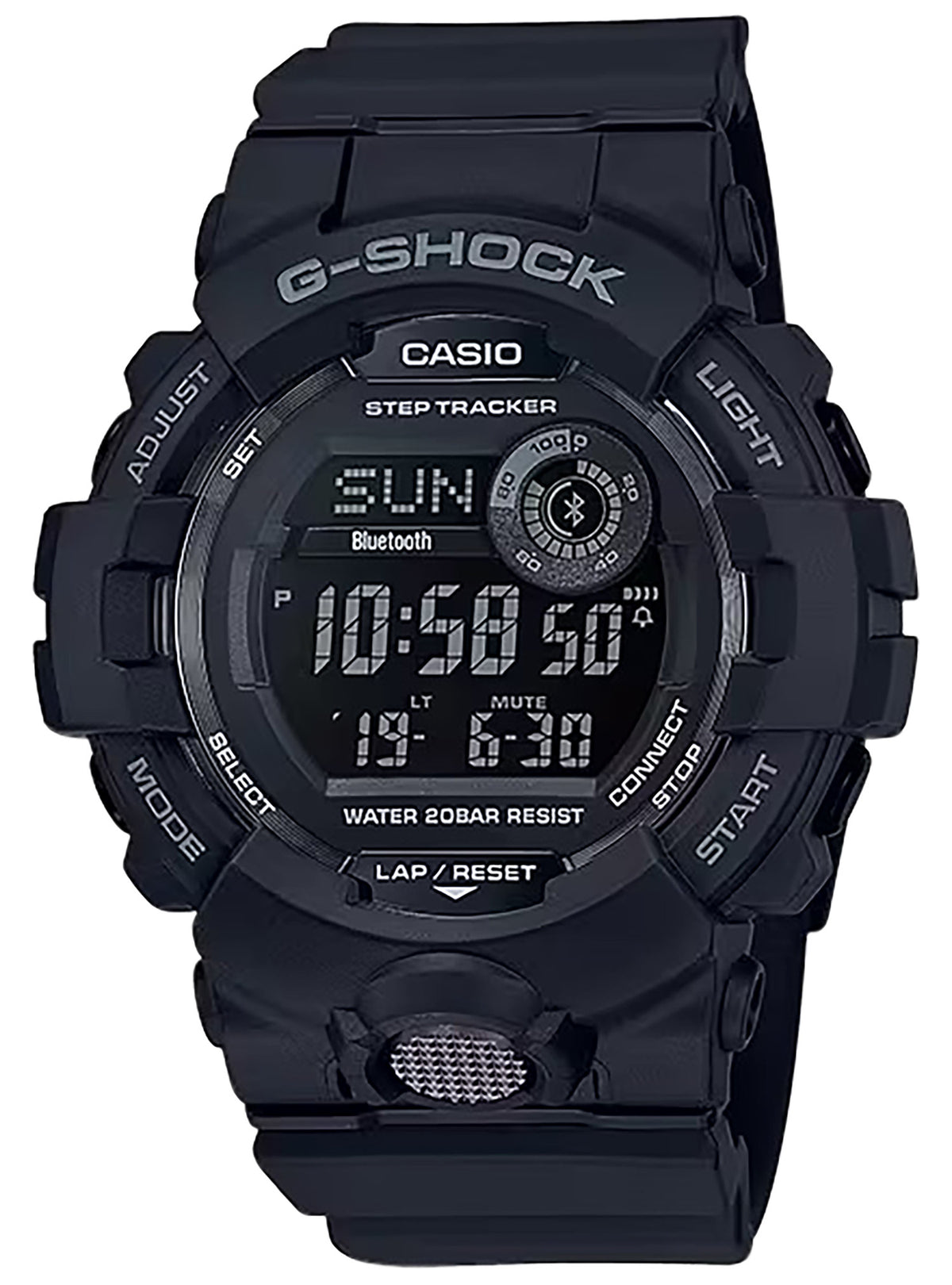 G-Shock MOVE GBD8001B Power Trainer Fitness Tracker Watch Black