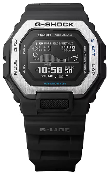 G-Shock G-GLIDE GBX1001CR Fitness Tracker Watch Black 145-215mm