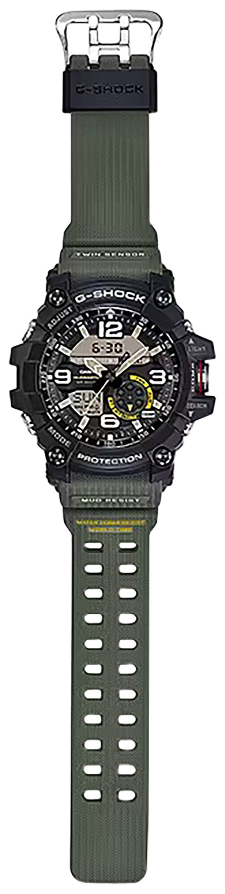 G-Shock MudMaster GG10001A3 Twin Sensor Watch Green 145-215mm