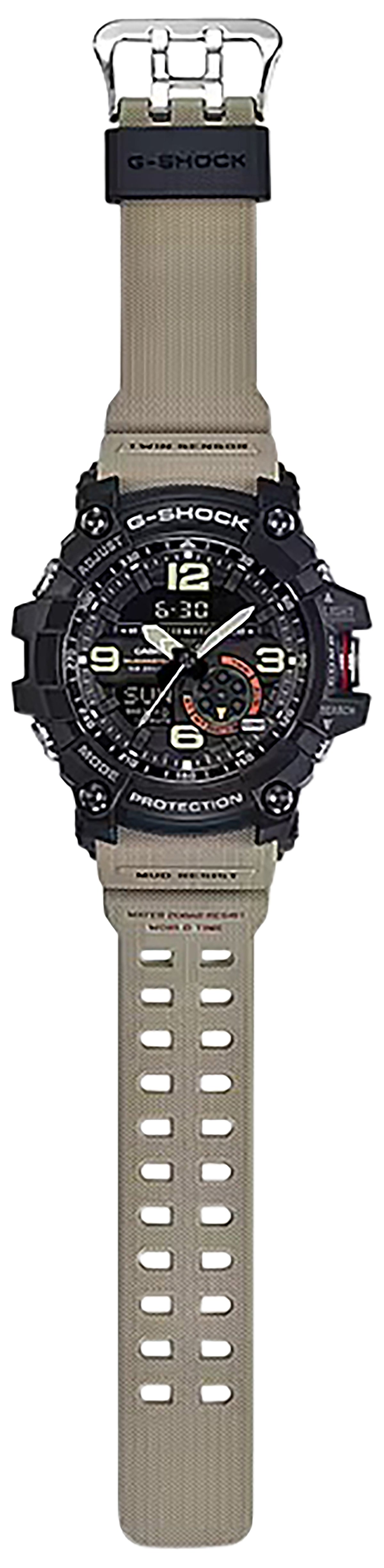 G-Shock MudMaster GG10001A5 Twin Sensor Watch Tan 145-215mm