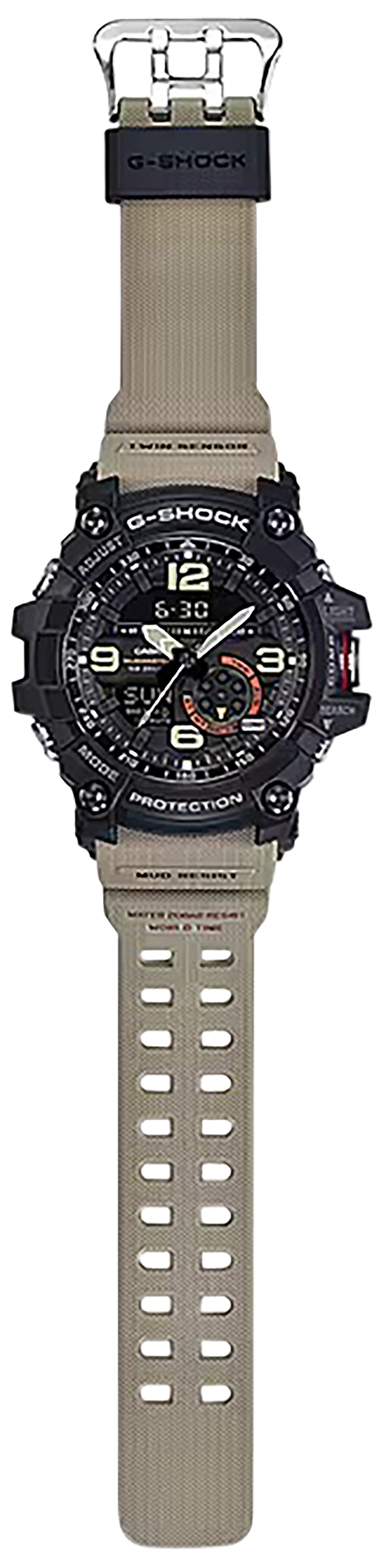 G-Shock MudMaster GG10001A5 Twin Sensor Watch Tan 145-215mm