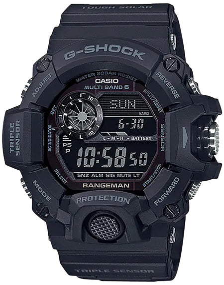 G-Shock Rangeman GW94001B Triple Sensor Compass Watch Blackout 145-215mm