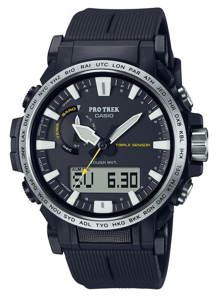 Casio Pro Trek PRW611A Solar Compass Fitness Watch Black 145-215mm