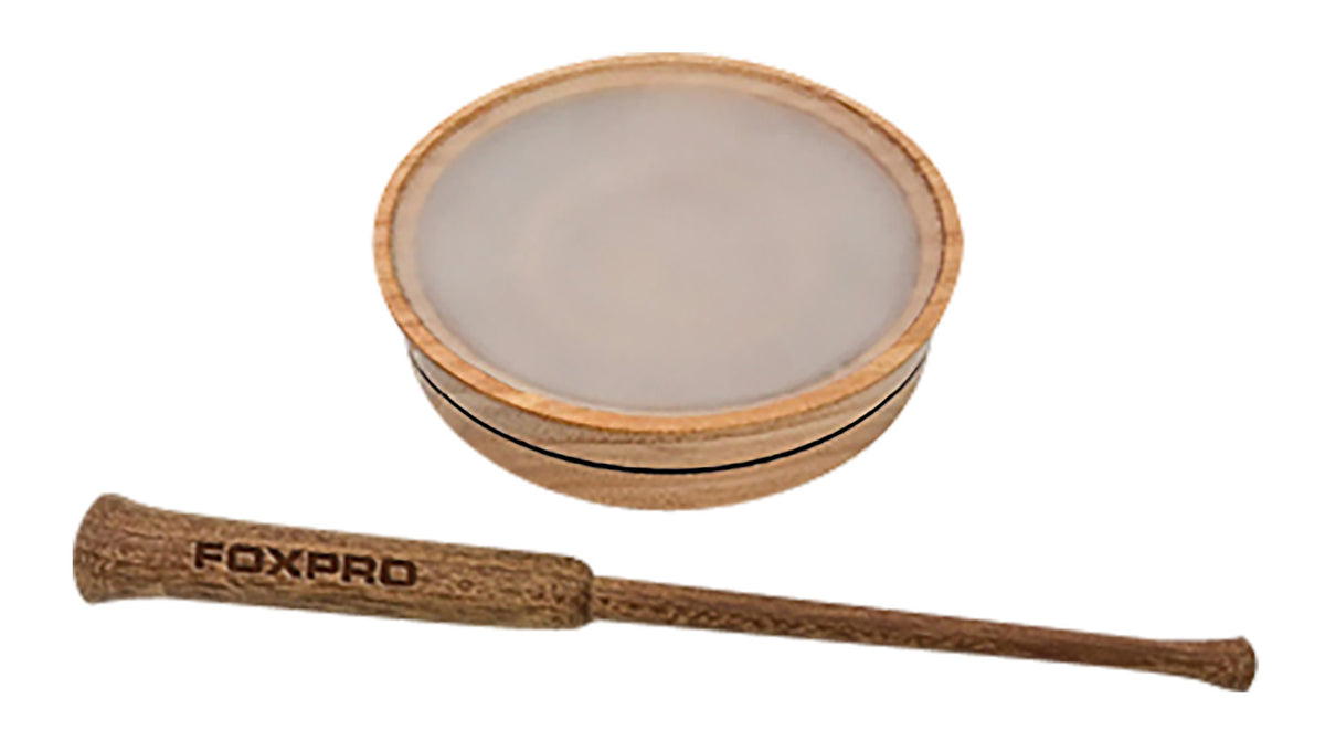 Foxpro Honey Pot Turkey Pot Call - Ceramic Surface, Honey Locust Wood, Ipe Wood Striker