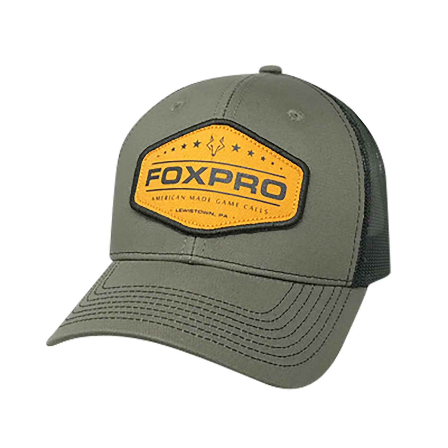 Foxpro HATFXPC Campfire Olive Green Black Structured Snapback Hat