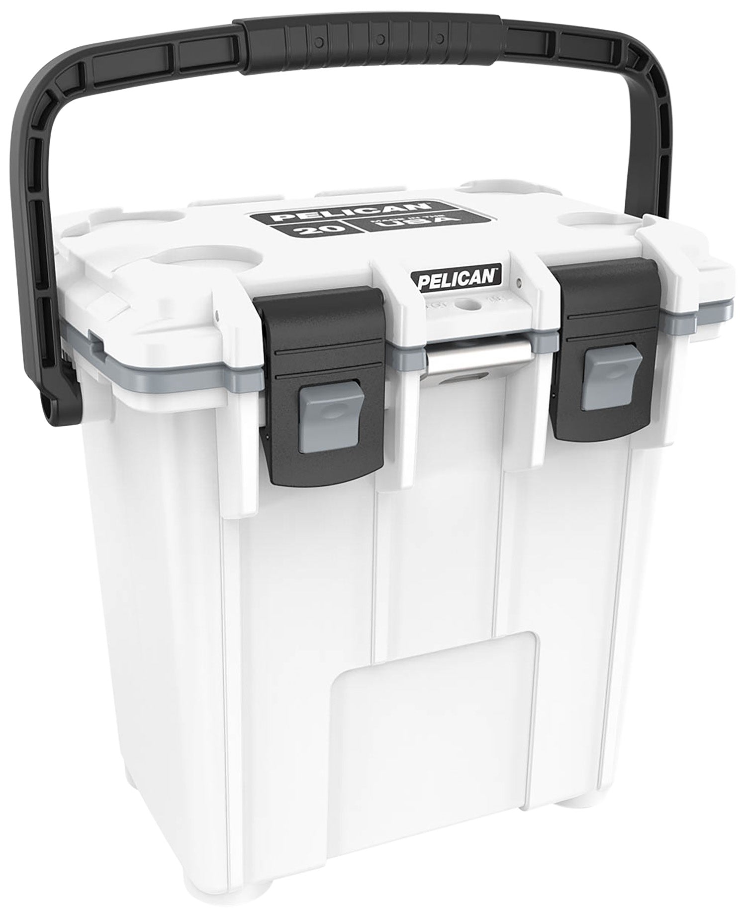 Pelican 20QT Elite Cooler White/Gray Personal Ice Chest