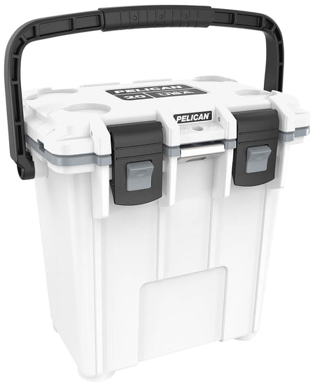 Pelican 20QT Elite Cooler White/Gray Personal Ice Chest