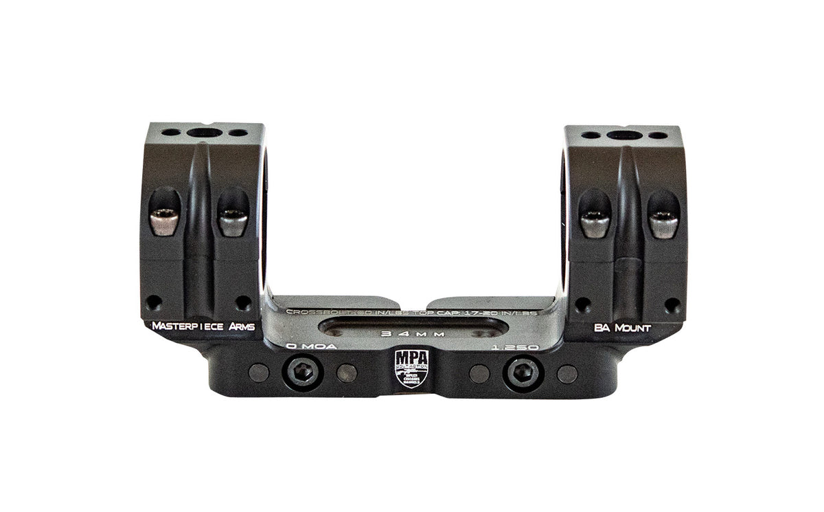 MasterPiece Arms BAMOUNT301125 MPA BA Bolt Action 30mm Optic Mount Black