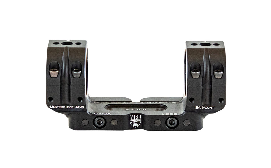 MasterPiece Arms BAMOUNT301125 MPA BA Bolt Action 30mm Optic Mount Black