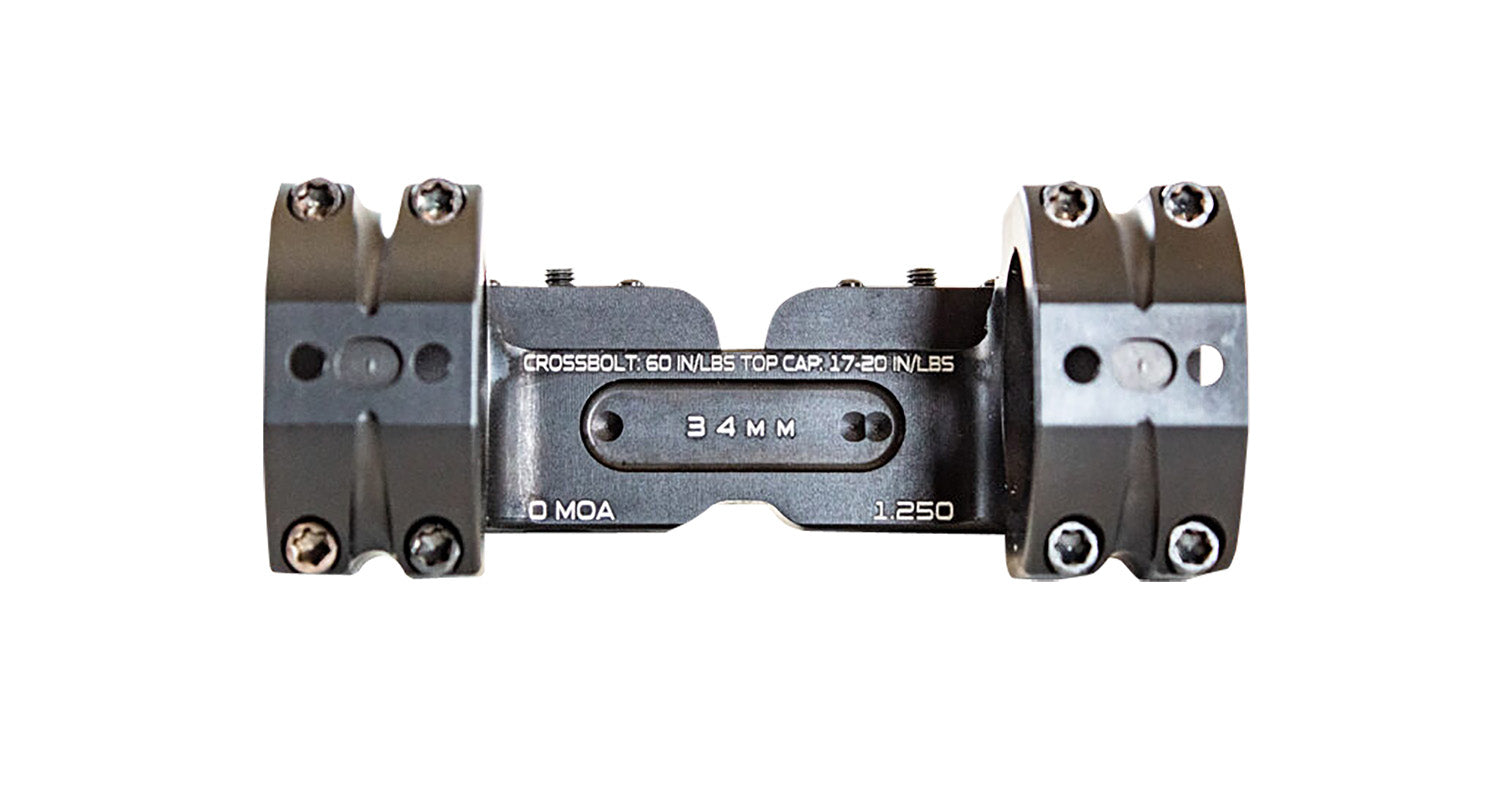 MasterPiece Arms BAMOUNT341125 MPA BA Bolt Action 34mm Optic Mount Black