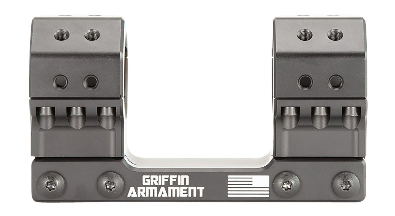 Griffin Armament SM1425H30MM SPRM Scope Mount Ring Combo Black Anodized 30mm