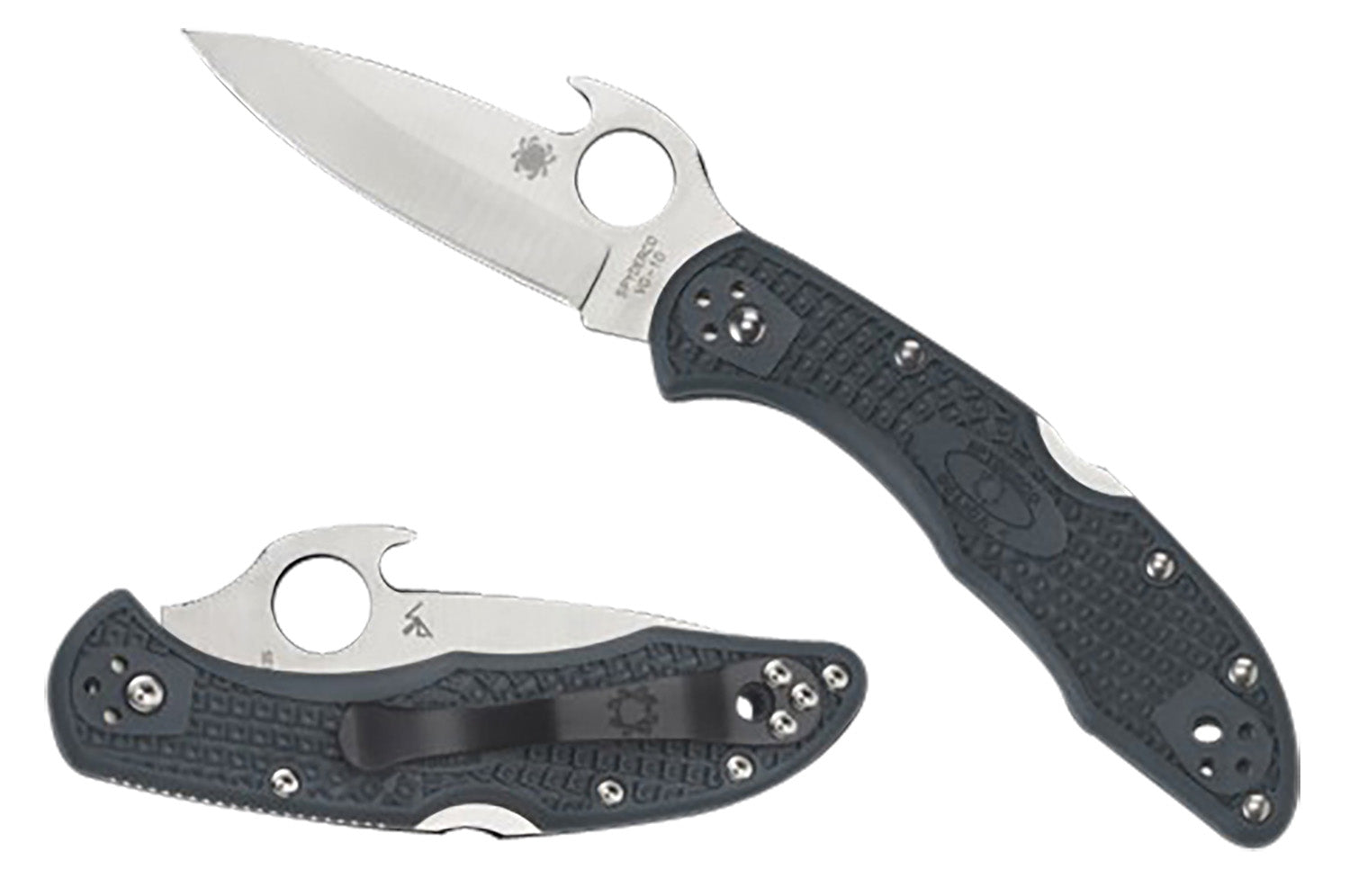 Spyderco C11PGYW Delica 4 Lightweight Folding Knife with Emerson Opening Yellow FRN Handle