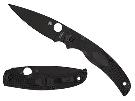 Spyderco Native Chief Lightweight Folding Knife 4.02" Black DLC CTS BD1N Blade Black FRN Handle C244PBBK