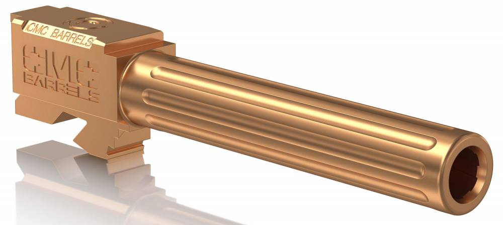CMC Glock 34 Fluted Match Barrel Non-Threaded Bronze DLC