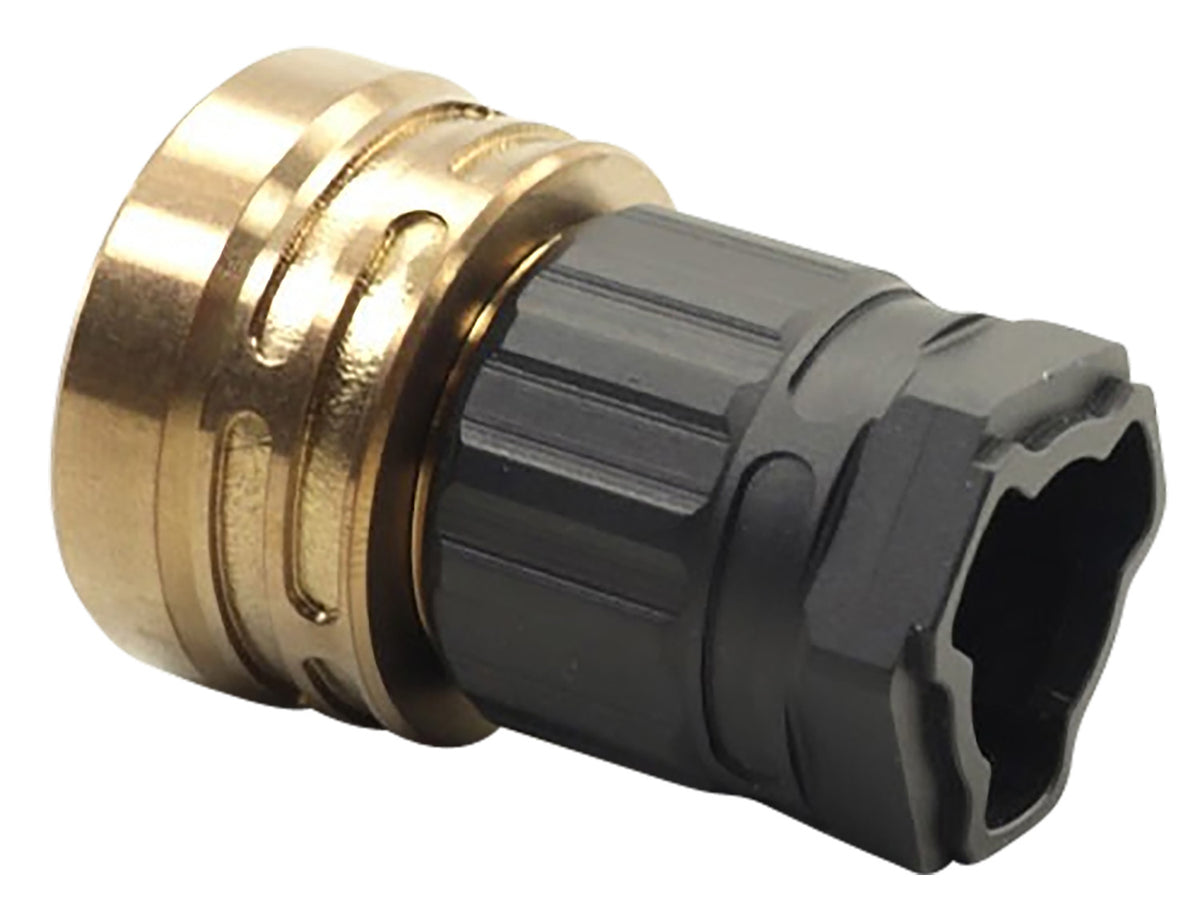 Q LLC ACCE9MOUNTTRILUGBLACK Erect9r Three-Way Tri-Lug Mount Black for ERECT9R 9mm Suppressor