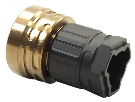 Q LLC ACCE9MOUNTTRILUGBLACK Erect9r Three-Way Tri-Lug Mount Black for ERECT9R 9mm Suppressor