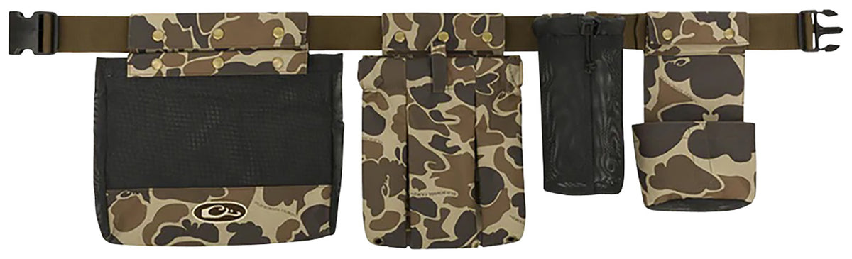 Drake Waterfowl DA1090016 Wingshooters Dove Belt Camo/Black Polyester