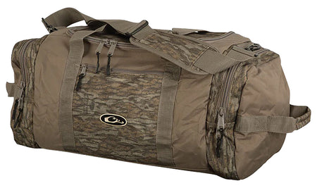 Drake Waterfowl DB36510062 Medium Duffle Bag Mossy Oak Bottomland 600D Polyester with 3 Exterior Pockets