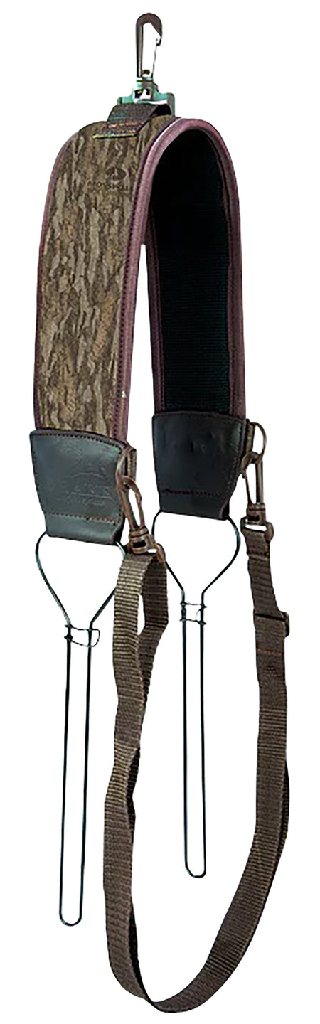 Drake Waterfowl DW4090006 Over the Shoulder Game Tote 2 Wire Loops Mossy Oak Bottomland Neoprene Shoulder & Waist Strap