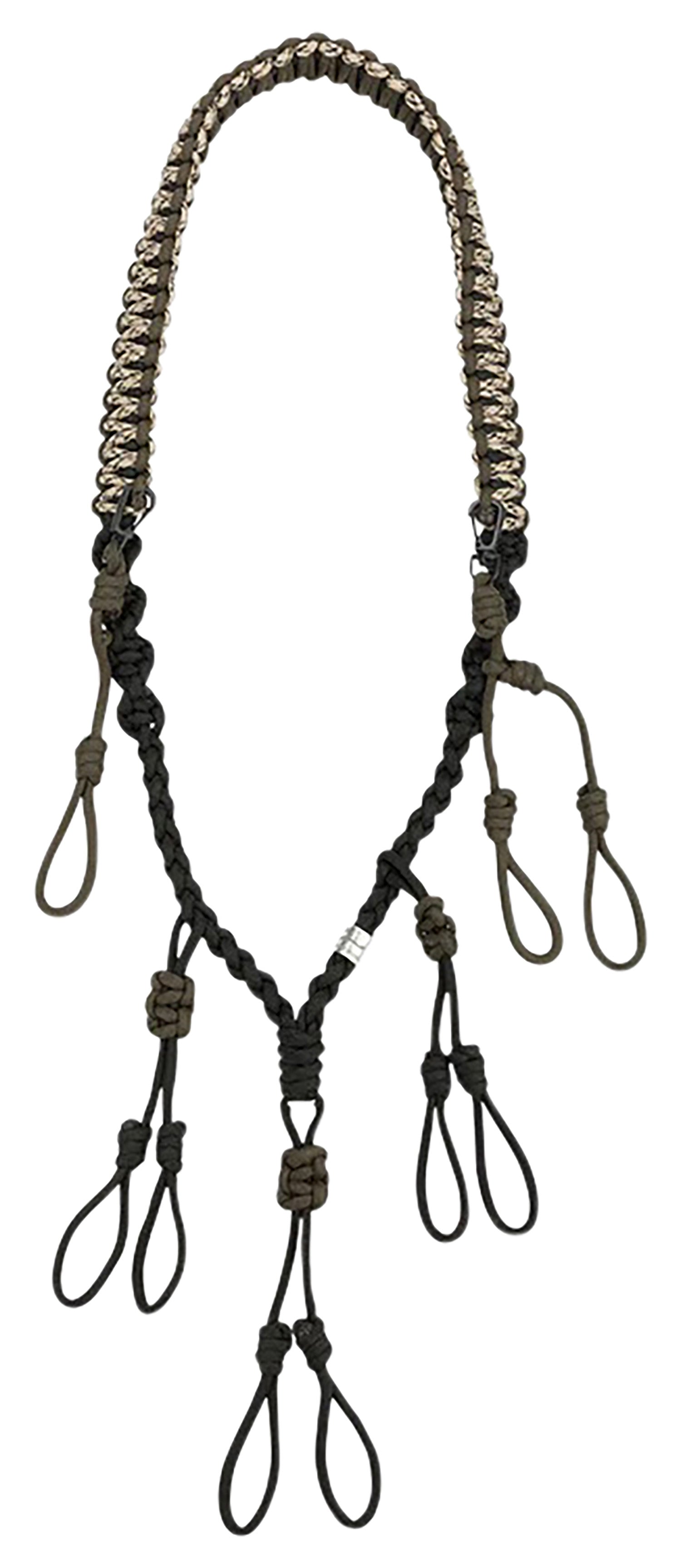 Drake Waterfowl DW7150BKO Callers Lanyard Black Olive Polypropylene Adjustable Multi-Loop