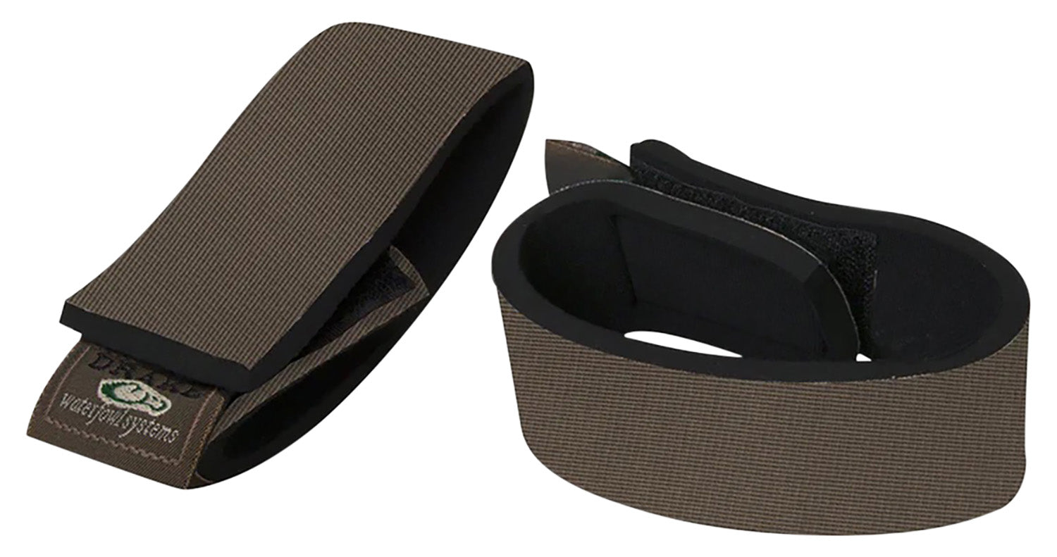 Drake Waterfowl DW73600 Adjustable Ankle Garters Brown Stretch Neoprene Hook & Loop OSFA