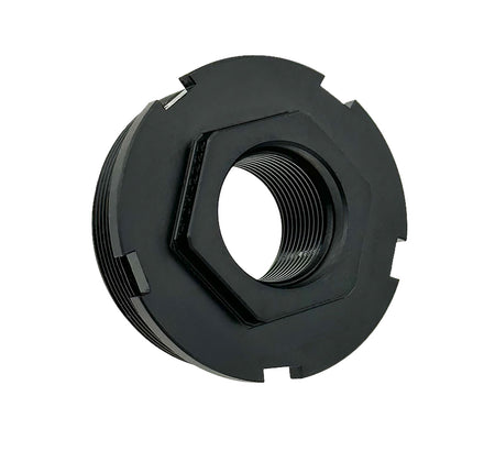 Huxwrx 2222 HUB Direct Thread Mount 5/8"x24 Black Suppressor Adapter