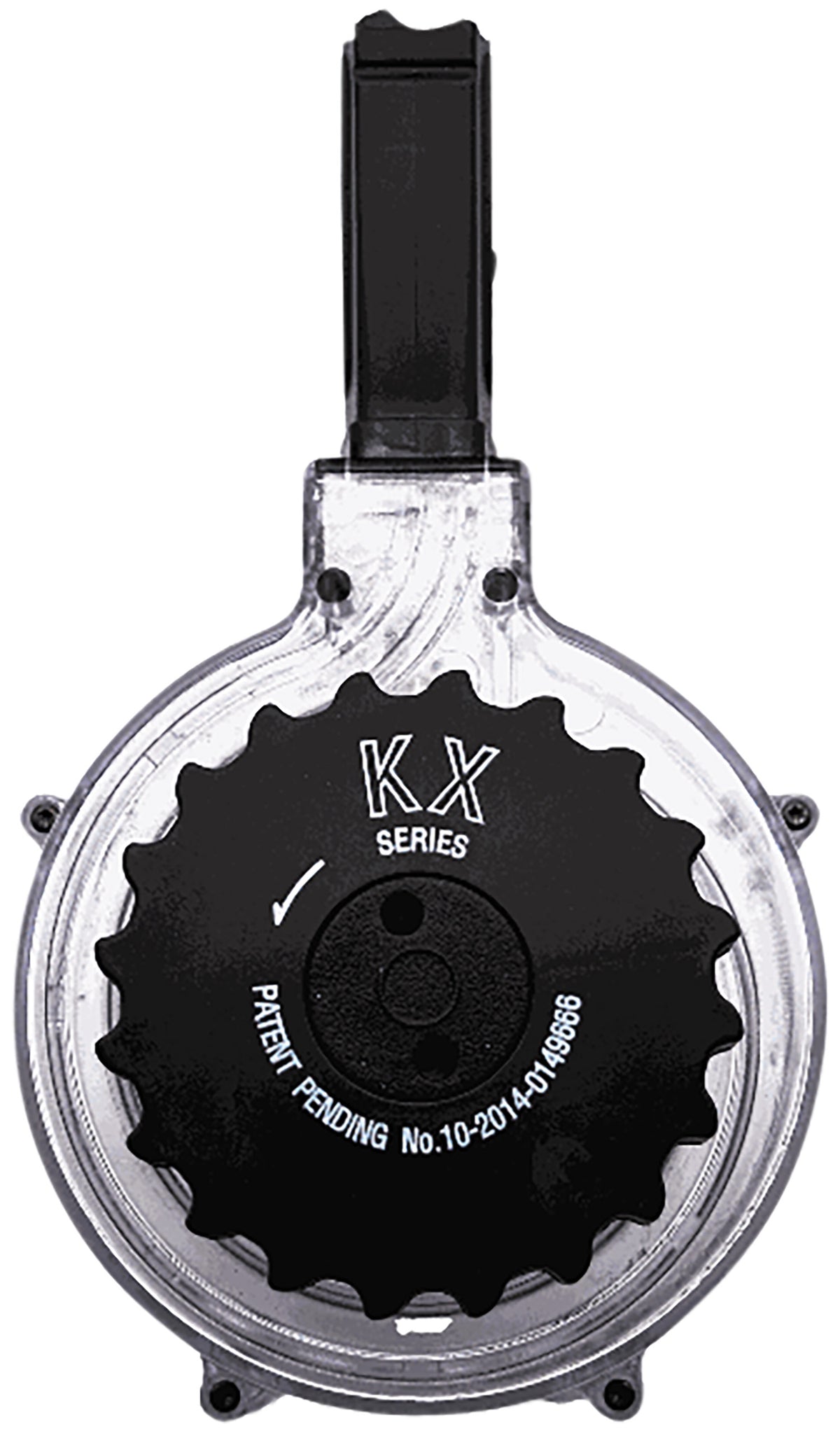 KCI USA KCIMZ036 AR-15 50rd Drum 5.56x45mm NATO Clear Polymer Magazine