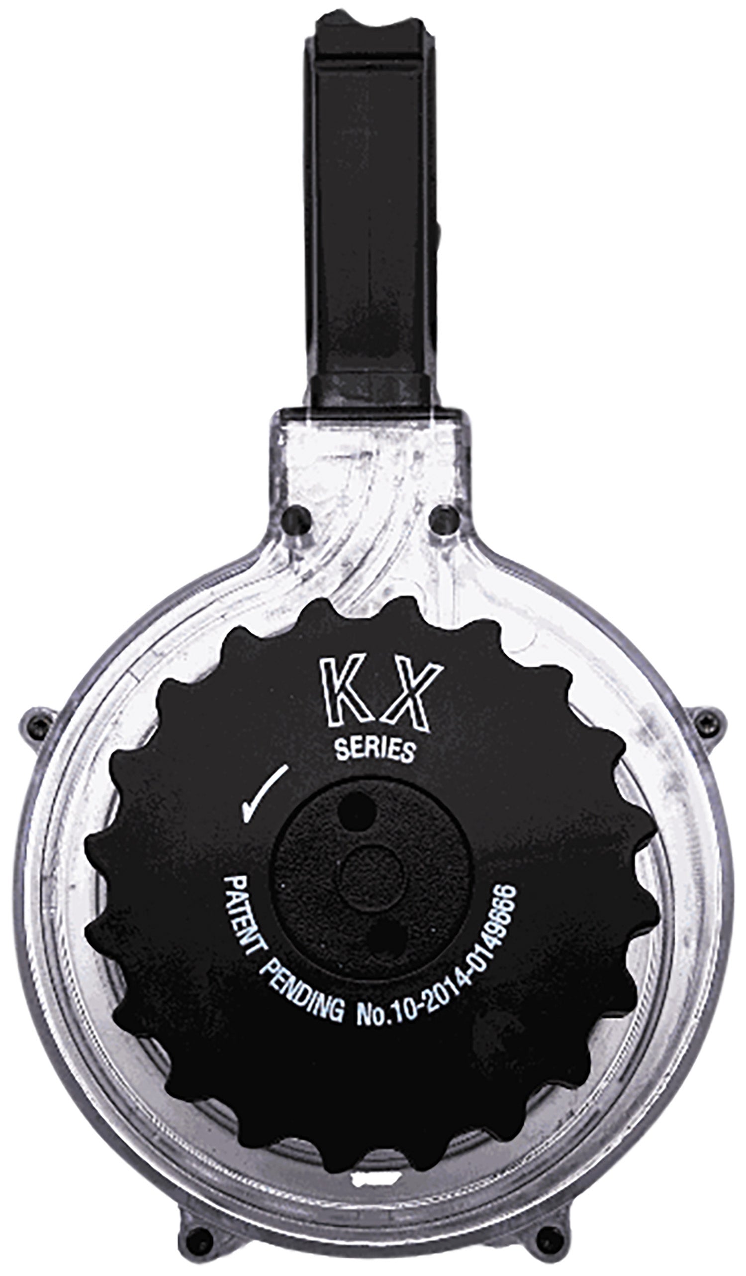 KCI USA KCIMZ036 AR-15 50rd Drum 5.56x45mm NATO Clear Polymer Magazine