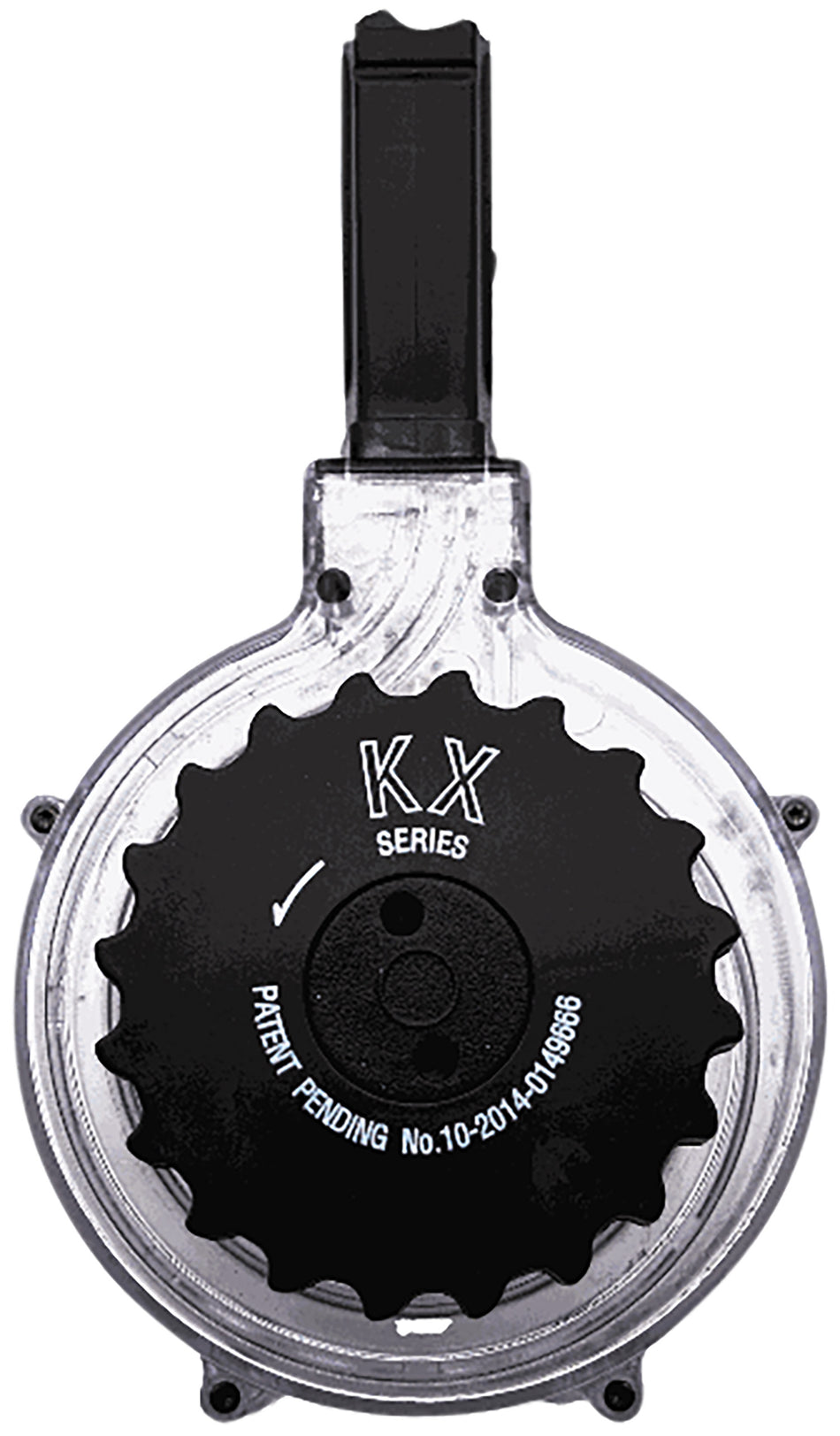 KCI USA KCIMZ036 AR-15 50rd Drum 5.56x45mm NATO Clear Polymer Magazine