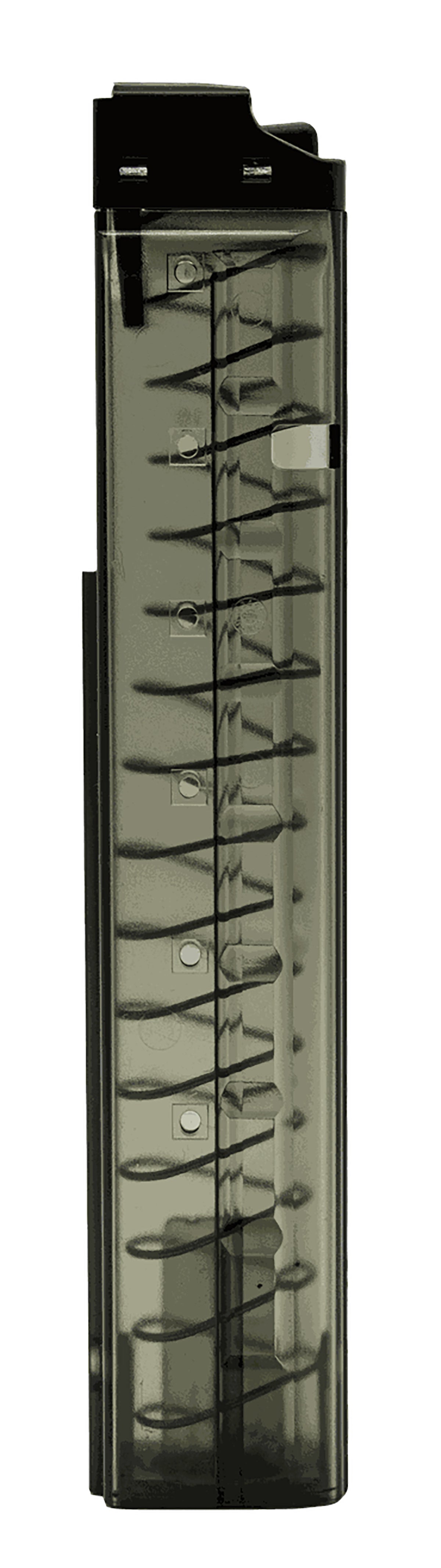 KCI USA KCIMZ050 APC9 30rd 9mm Luger Smoke Polycarbonate Magazine for B&T APC9/GHM9/TP9